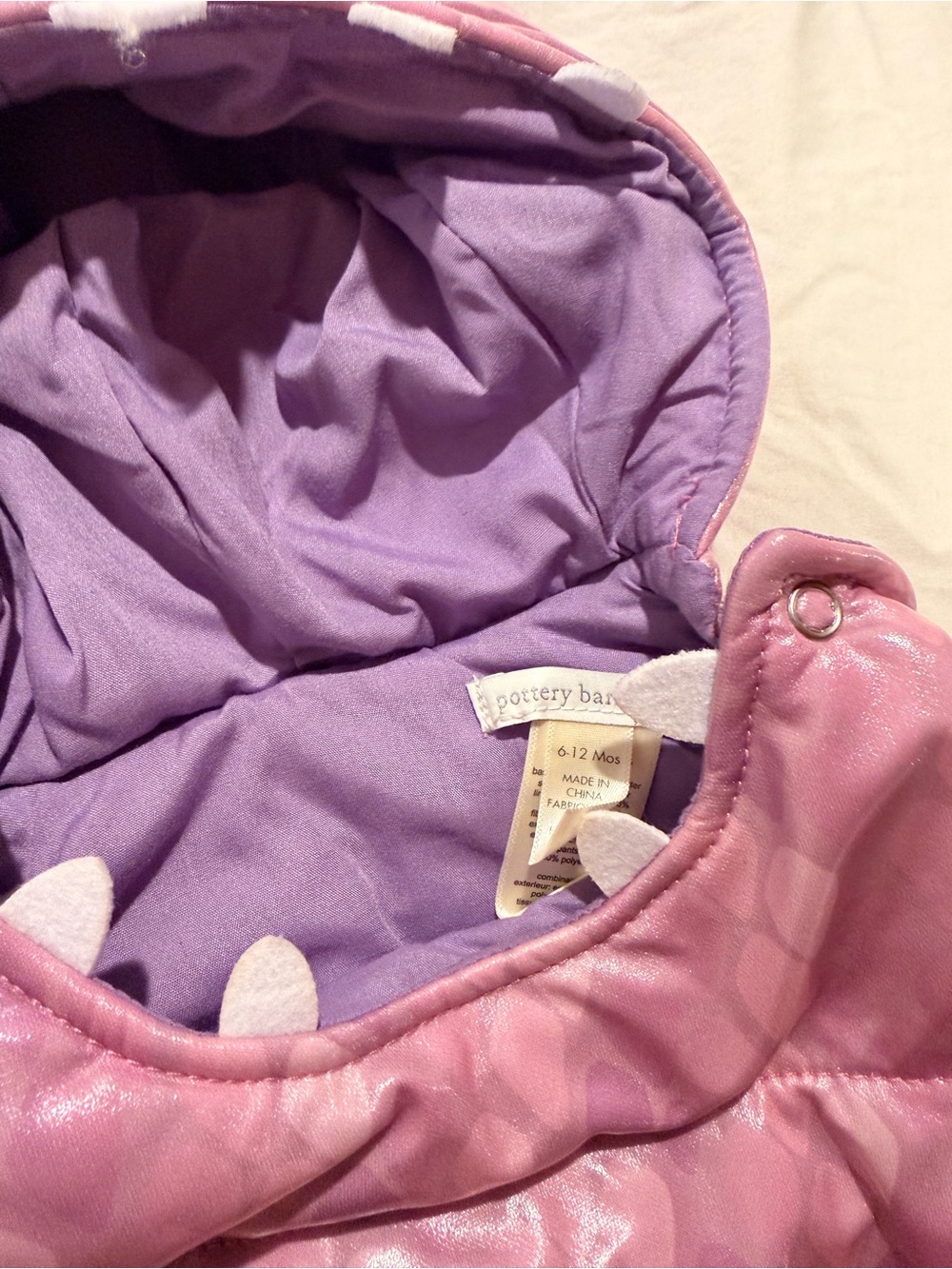 Adorable Purple Monster Baby Costume - Picture 9 of 15